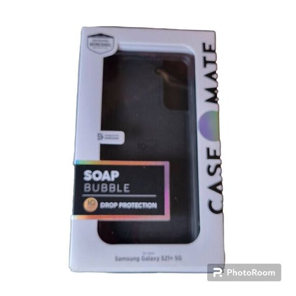 Case-Mate Soap Bubble Clear Case for Samsung Galaxy S21 + 5g Drop Protection New - Picture 1 of 3
